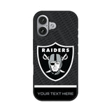 Las Vegas Raiders Personalized EndZone Plus Bump Phone Case for Apple iPhone 17 Series