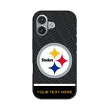 Pittsburgh Steelers Personalized EndZone Plus Bump Phone Case for Apple iPhone 17 Series
