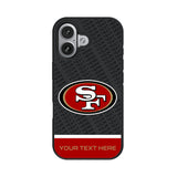 San Francisco 49ers Personalized EndZone Plus Bump Phone Case for Apple iPhone 17 Series