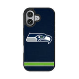 Seattle Seahawks Stripe Bump Phone Case for Apple iPhone 17 Series