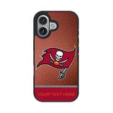 Tampa Bay Buccaneers Personalized Football Bump Phone Case for Apple iPhone 17 Series