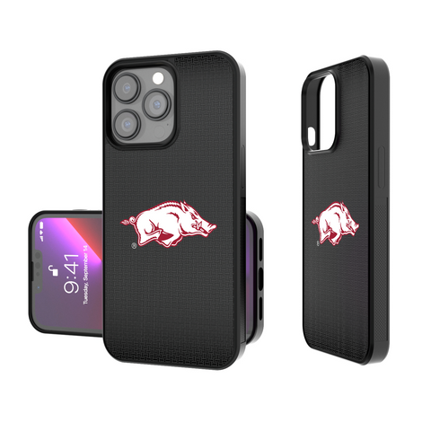 Arkansas Razorbacks Linen Bump Phone Case-0