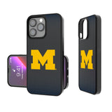 University of Michigan Wolverines Linen Bump Phone Case