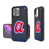 Atlanta Braves 1972-1980 - Cooperstown Collection Linen Bump Phone Case