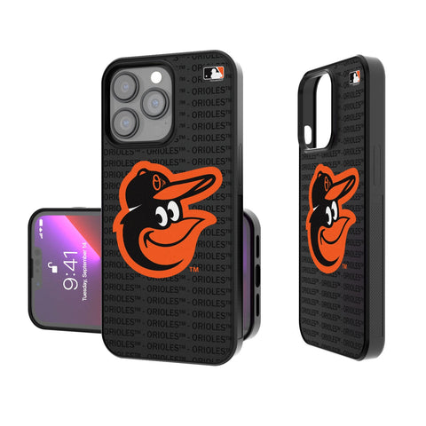 Baltimore Orioles Blackletter Bump Case-0