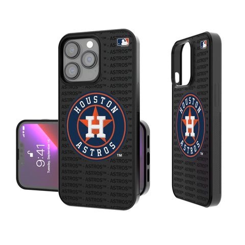 Houston Astros Text Backdrop Bump Phone Case