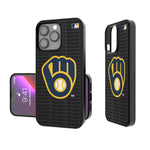 Milwaukee Brewers Text Backdrop Bump Phone Case