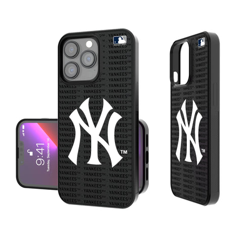 New York Yankees Text Backdrop Bump Phone Case