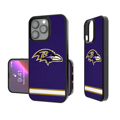 Baltimore Ravens Stripe Bump Phone Case