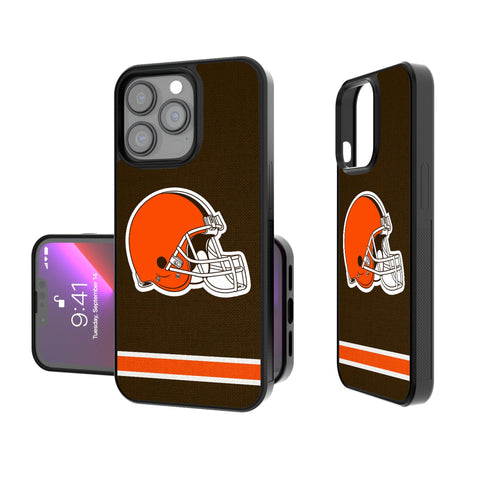 Cleveland Browns Stripe Bump Phone Case