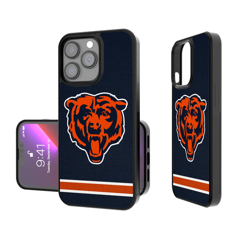 Chicago Bears Stripe Bump Phone Case