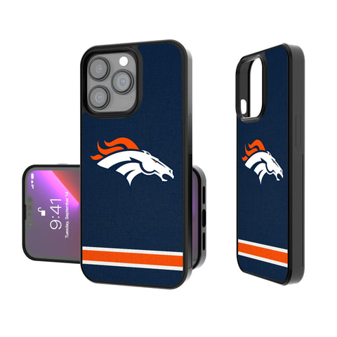 Denver Broncos Stripe Bump Phone Case
