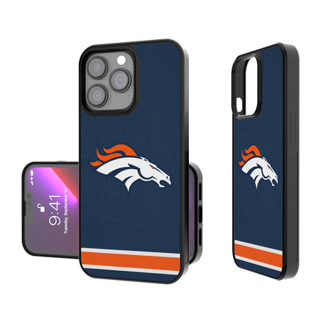 Denver Broncos Stripe Bump Case-0