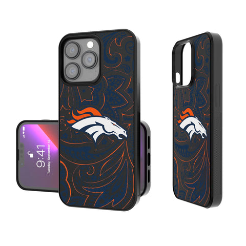 Denver Broncos Paisley Bump Phone Case
