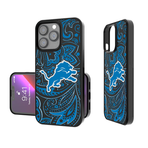 Detroit Lions Paisley Bump Phone Case