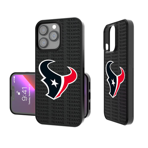 Houston Texans Text Backdrop Bump Phone Case