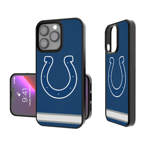 Indianapolis Colts Stripe Bump Case-0