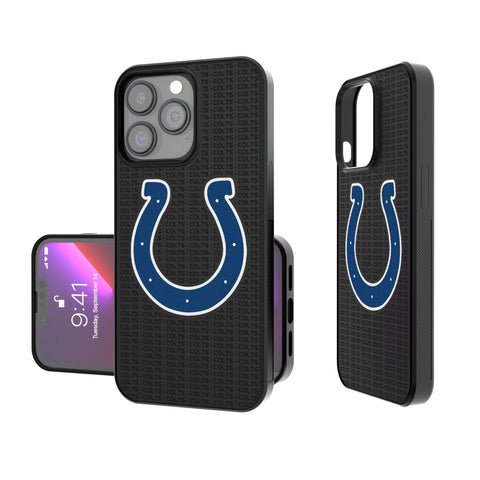 Indianapolis Colts Text Backdrop Bump Phone Case