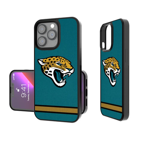 Jacksonville Jaguars Stripe Bump Phone Case