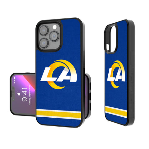 Los Angeles Rams Stripe Bump Phone Case
