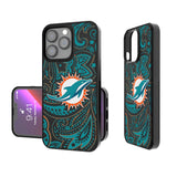 Miami Dolphins Paisley Bump Phone Case