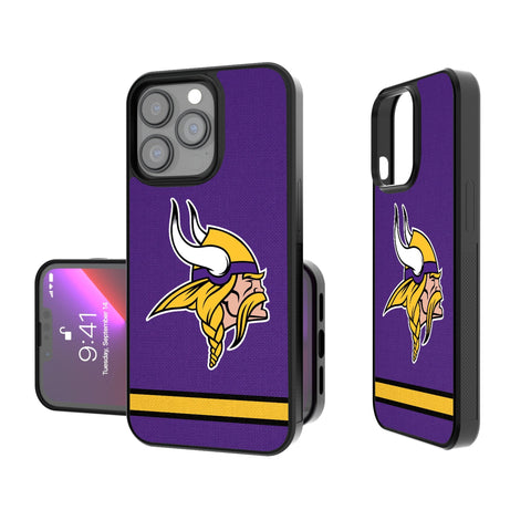 Minnesota Vikings Stripe Bump Phone Case