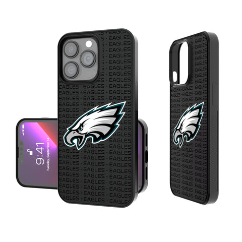 Philadelphia Eagles Text Backdrop Bump Phone Case
