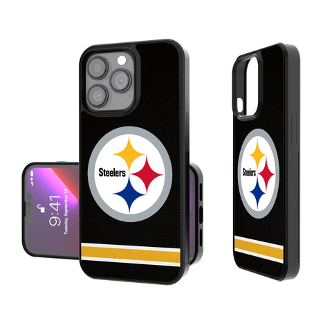 Pittsburgh Steelers Stripe Bump Phone Case
