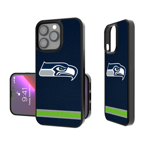 Seattle Seahawks Stripe Bump Phone Case