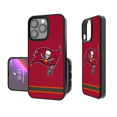Tampa Bay Buccaneers Stripe Bump Phone Case