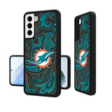 Miami Dolphins Paisley Bump Case-1