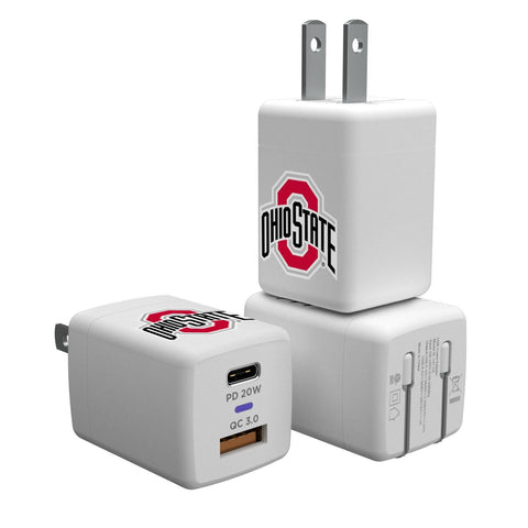 Ohio State Buckeyes Insignia USB A/C Charger-0