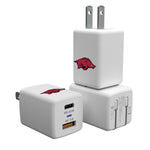 Arkansas Razorbacks Insignia USB A/C Charger-0