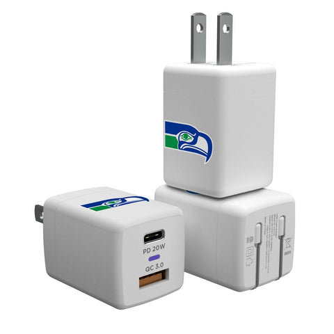 Seattle Seahawks Insignia USB A/C Charger-0