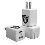 Las Vegas Raiders Insignia USB A and C Charger-0