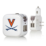 Virginia Cavaliers Insignia 2 in 1 USB Charger-0