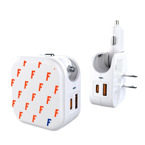 University of Florida Gators Fashion Pattern 2 in 1 USB Charger