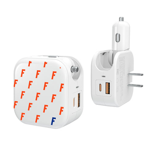 University of Florida Gators Fashion Pattern 2 in 1 USB Charger-0