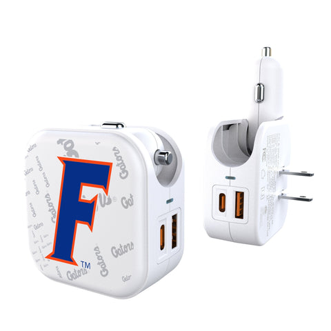 University of Florida Gators Quadtile 2 in 1 USB Charger