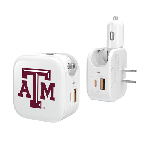 Texas A&M University Aggies Insignia 2 in 1 USB Charger