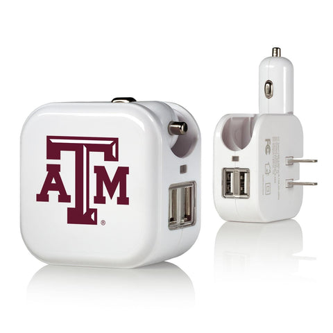 Texas A&M Aggies Insignia 2 in 1 USB Charger-0