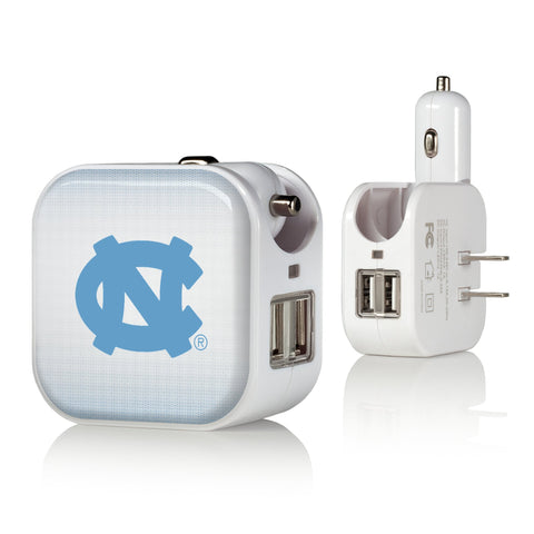 North Carolina Tar Heels Linen 2 in 1 USB Charger-0