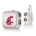 Washington State Cougars Linen 2 in 1 USB Charger-0