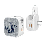 Dallas Cowboys 2024 Illustrated Limited Edition 2 in 1 USB Charger