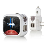 Detroit Lions Retro Legendary 2 in 1 USB Charger-0