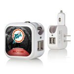 Miami Dolphins 1966-1973 Historic Collection Legendary 2 in 1 USB Charger-0