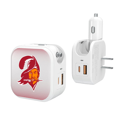 Tampa Bay Buccaneers Historic Collection Linen 2 in 1 USB Charger