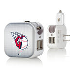 Cleveland Guardians Linen 2 in 1 USB Charger-0