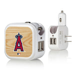 Los Angeles Angels Angels Wood Bat 2 in 1 USB Charger-0