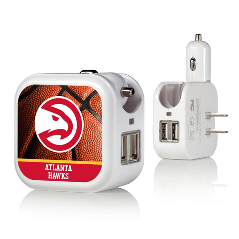 Atlanta Hawks Basketball 2 in 1 USB Charger-0